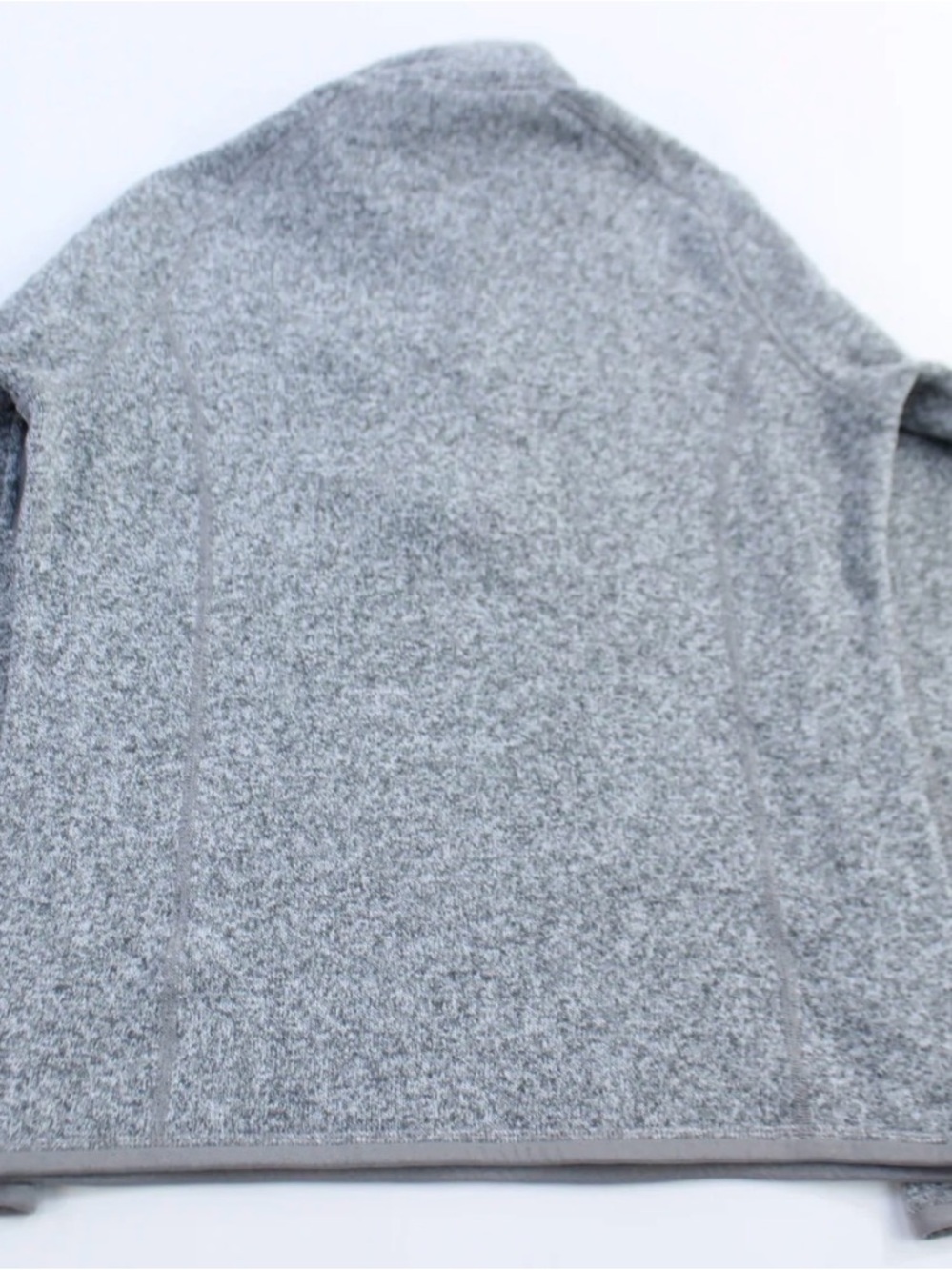 ⛰️ Patagonia - Womens Gray Better Sweater 1/4 zip Fleece Pullover - Picture 3 of 5